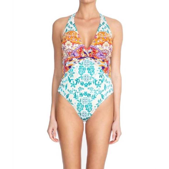 NEW JOHNNY WAS ellyo twist one piece in multi - Picture 1 of 2